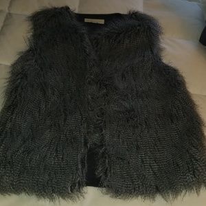 New York and Company faux fur vest